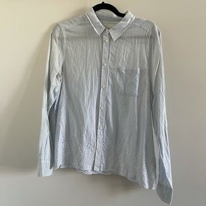 American Eagle Cotton Button-Up Shirt